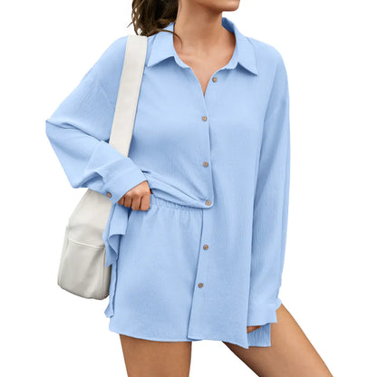 Avyra™ Set De Camisa Y Shorts